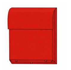 Avtagbar utstyrslomme, RØD