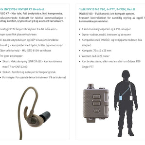 Faktaark INVISIO advancedkit