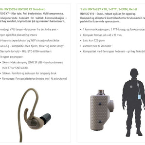 Faktaark INVISIO basickit