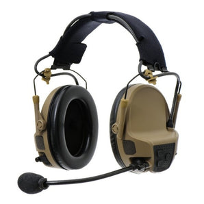 INVISIO T30 Headset, Headband, Tan
