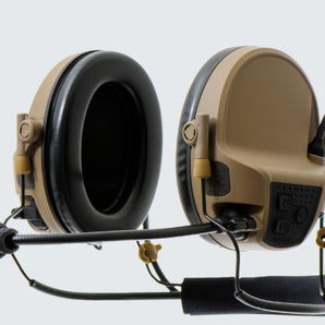 INVISIO T30 Headset, Neckband, Tan