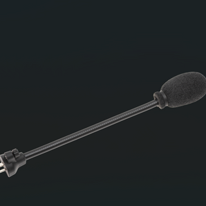 T30 Boom Mic, Gooseneck, Dynamic, Black
