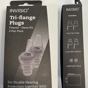Tri-Flange Plugs - Filtered - Demo Kit (Includes sizes Medium and Large)