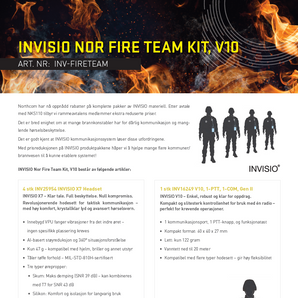 Faktaark INVISIO fireteamkit